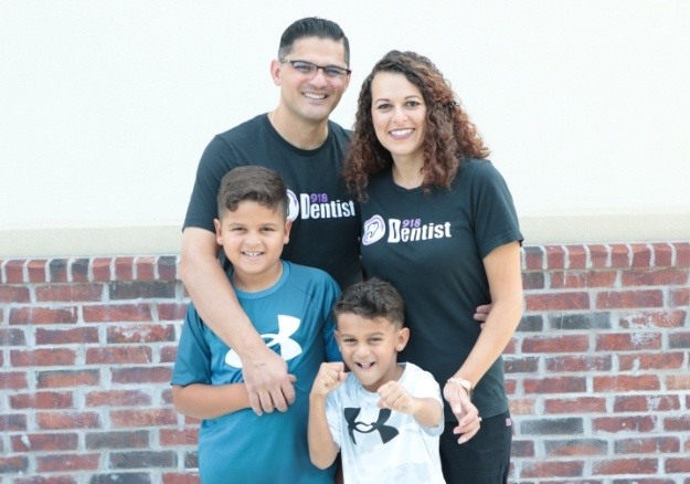 Two Glenpool Oklahoma dentists and their family
