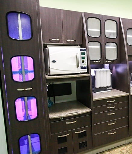 Advanced technology in dental lab and sanitation area