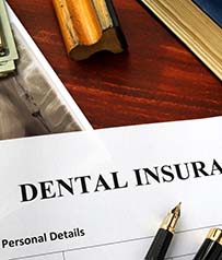 Dental insurance paperwork for the cost of dental emergencies in Glenpool