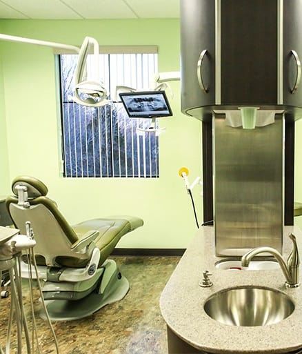 Modern dental office with water filtration system